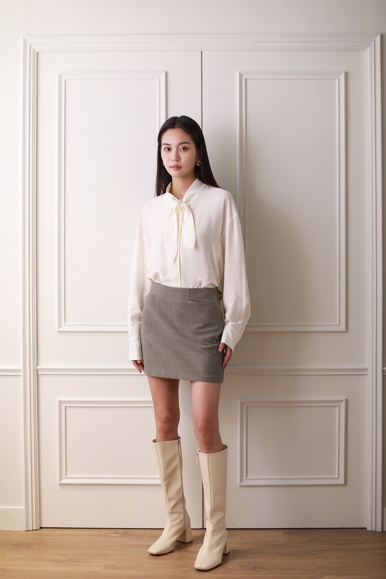 Elsie Top in Ivory