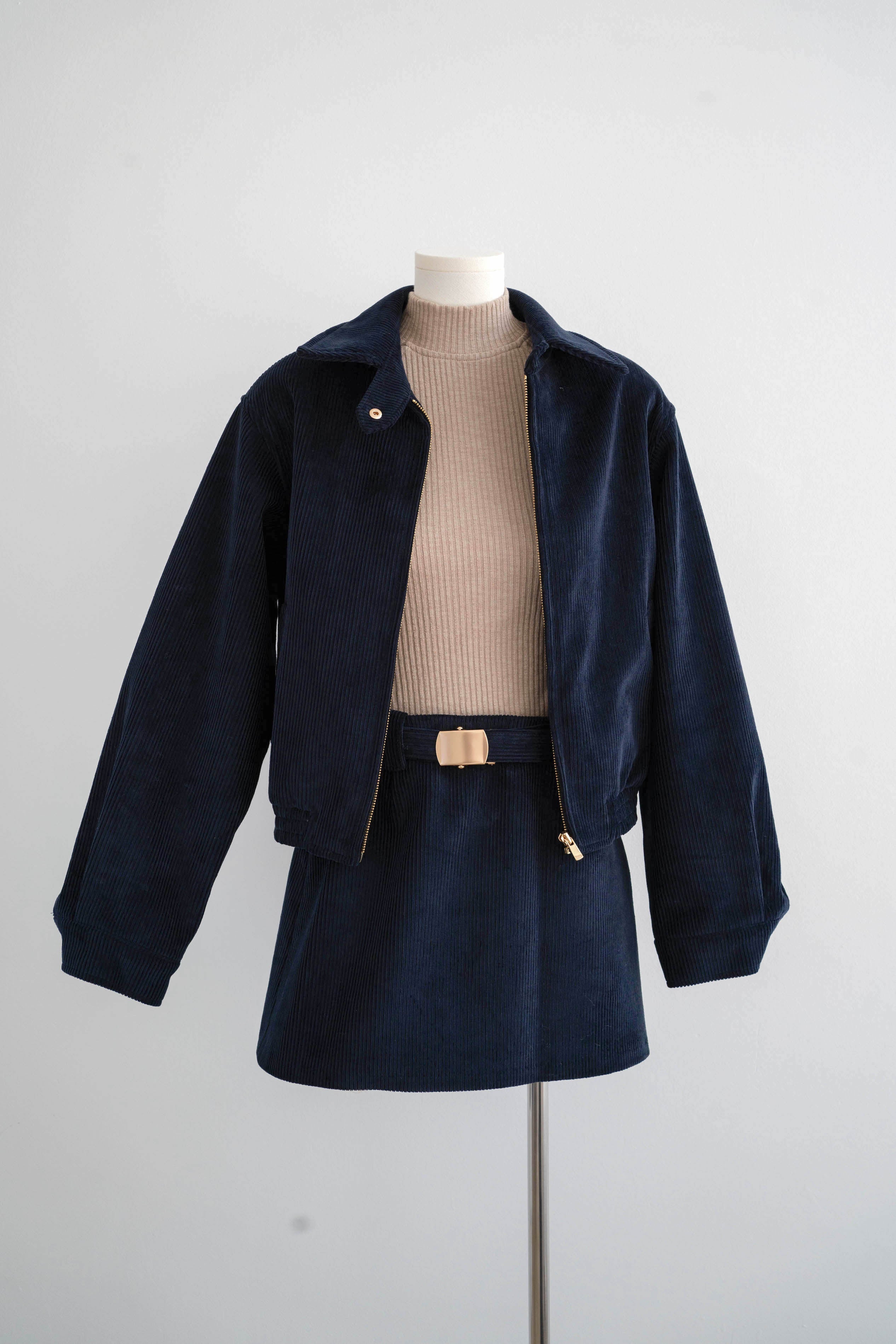 Paige Corduroy Jacket - Indigo