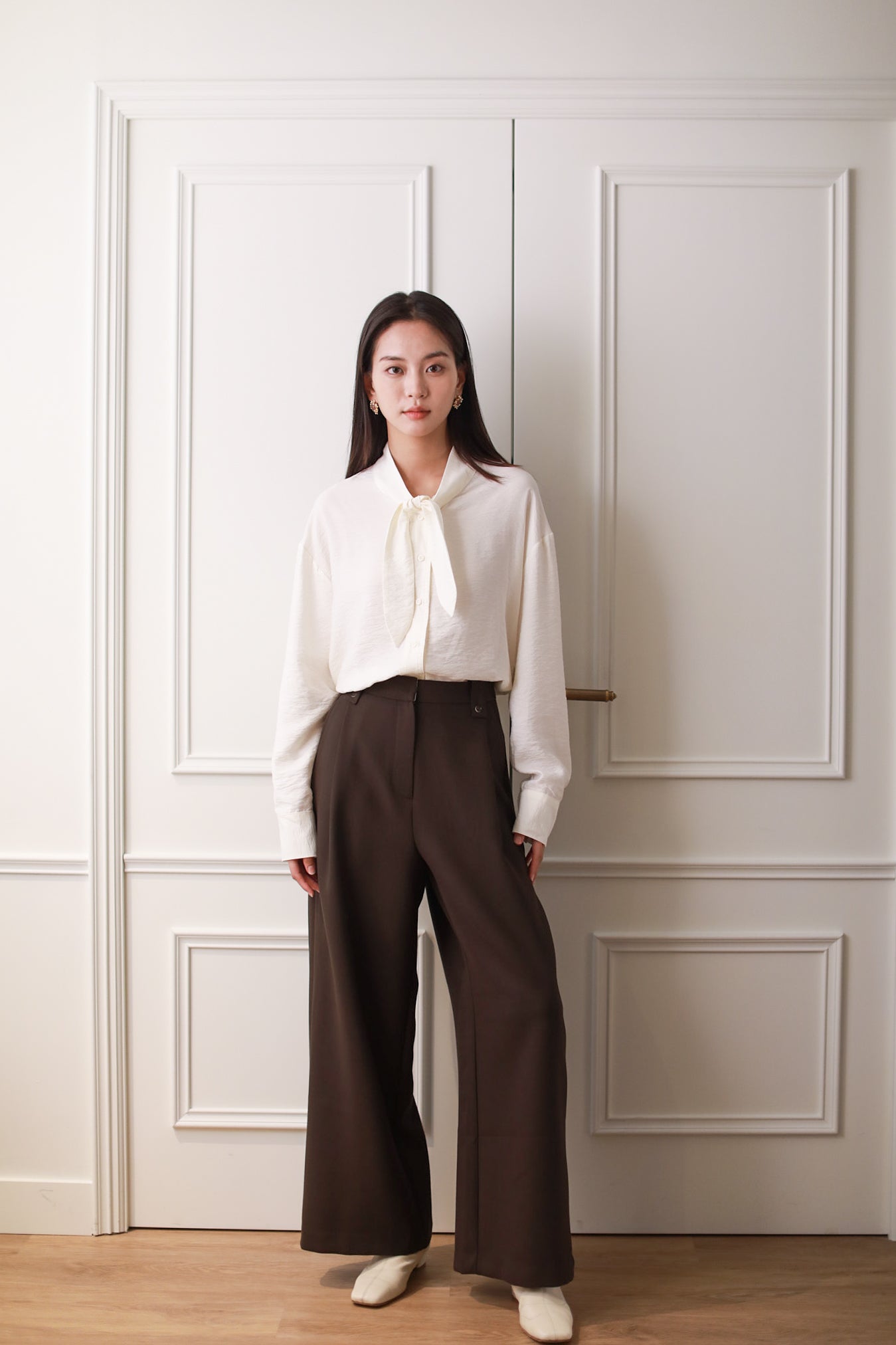 Edith Tailored Pants - Espresso