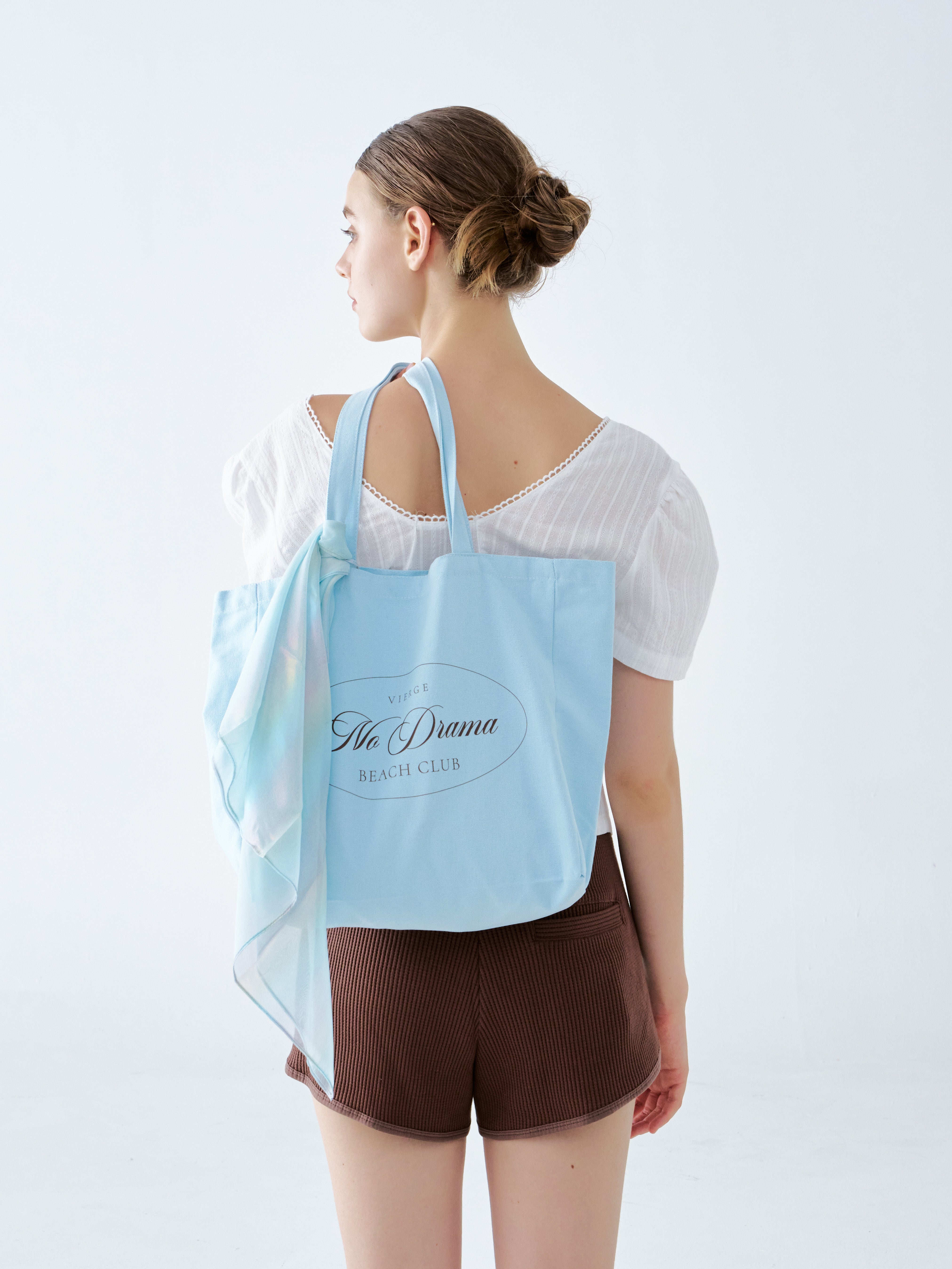 No Drama Tote Bag - Sky Blue