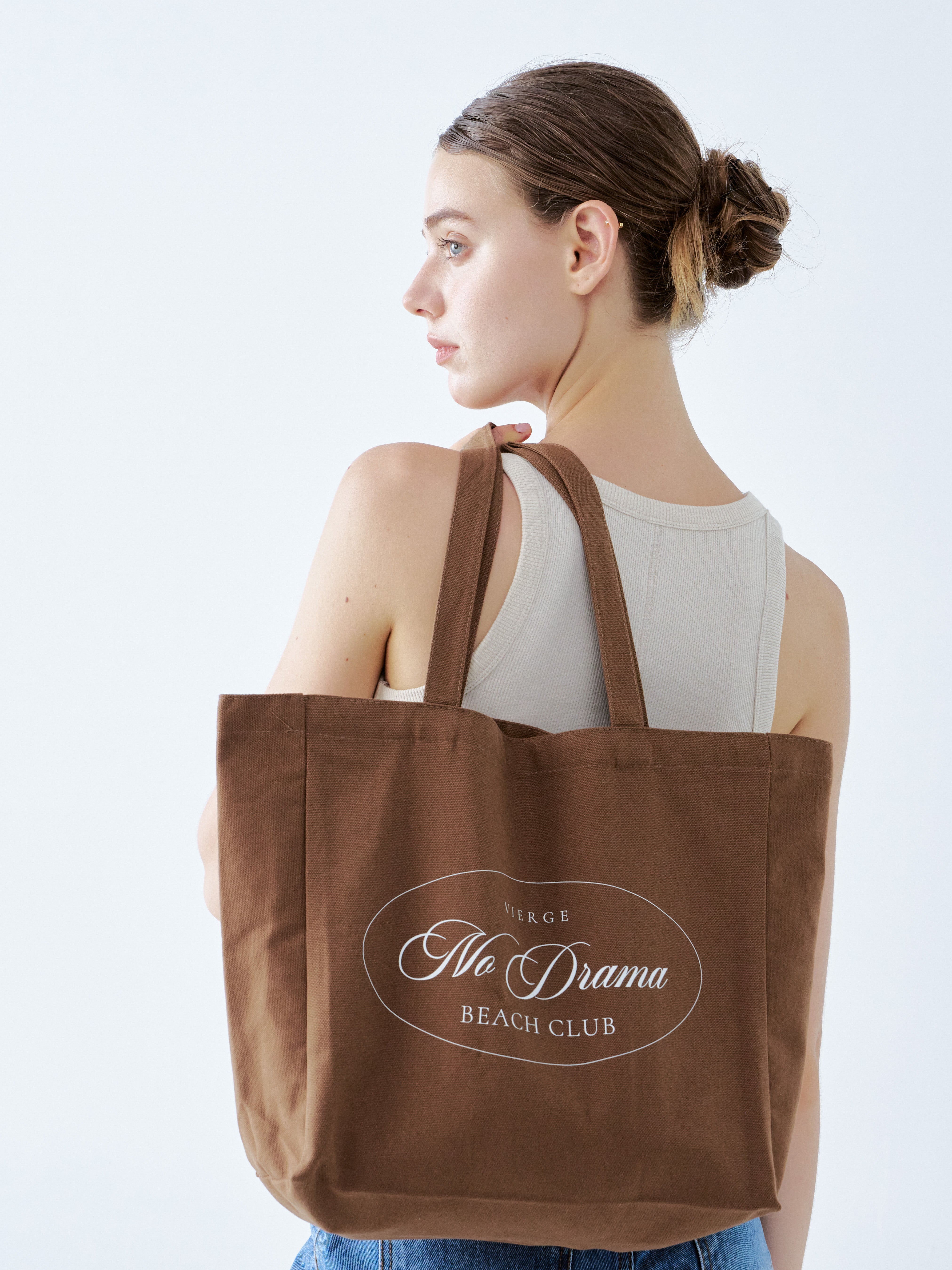 No Drama Tote Bag - Chocolate