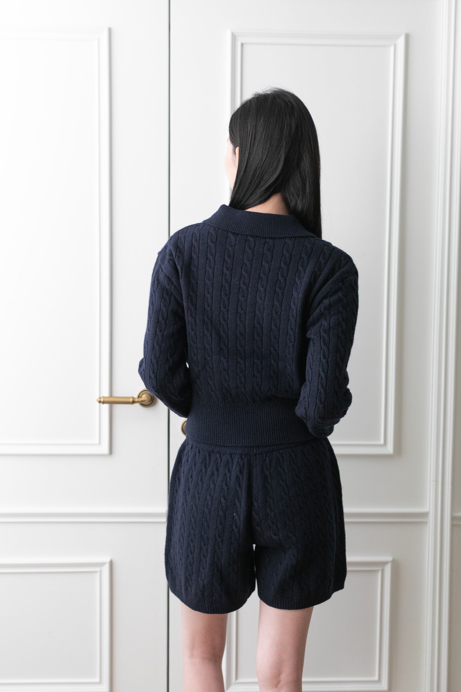 Sherona 針織上衣 - 海軍藍