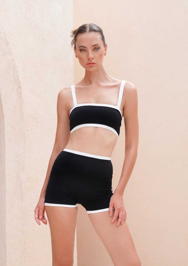 Two Tones Eos Bra - Black