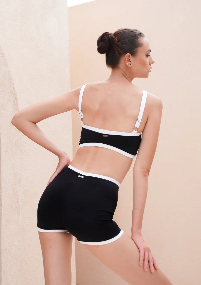 Two Tones Eos Bra - Black