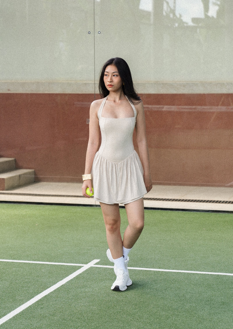 Sophia Sport Shift Dress - Ivory