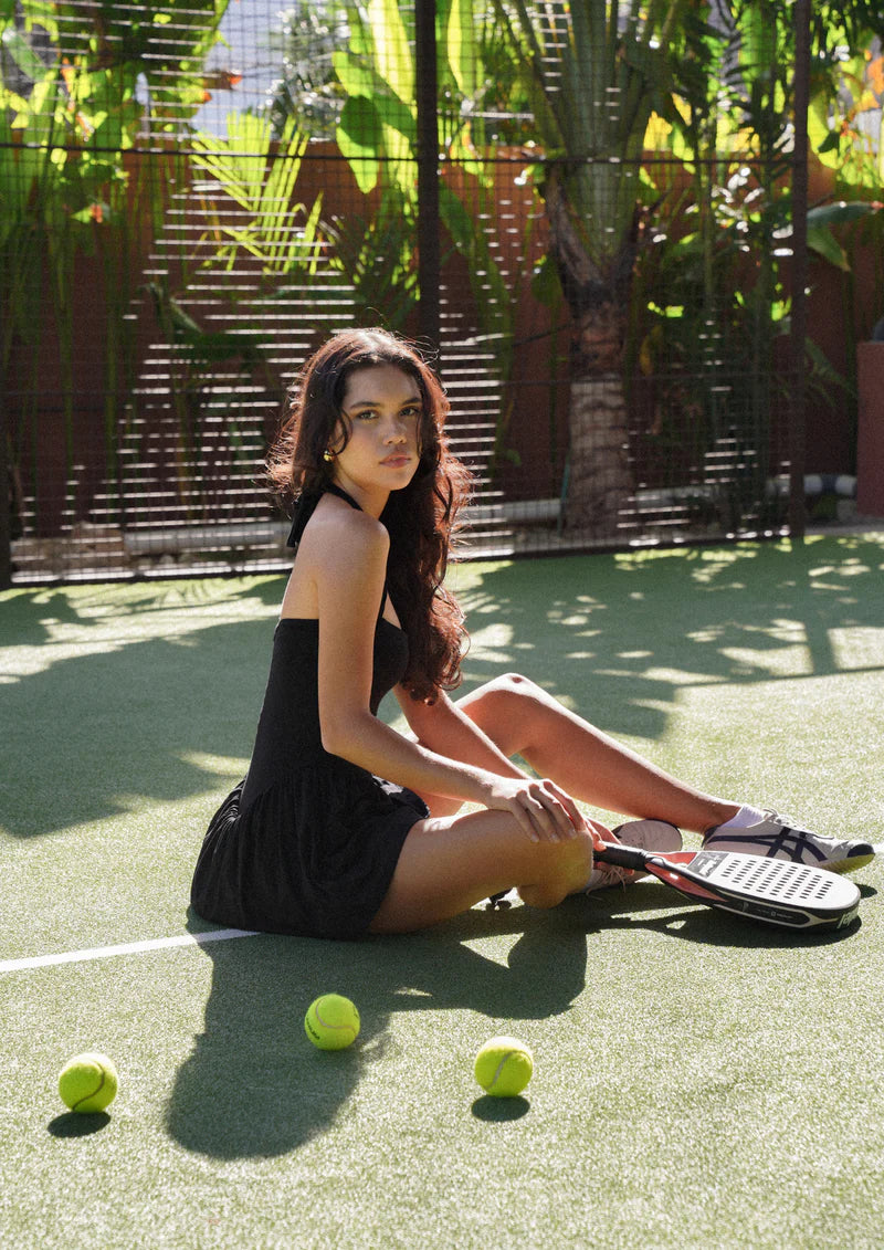 Sophia Sport Shift Dress - Black