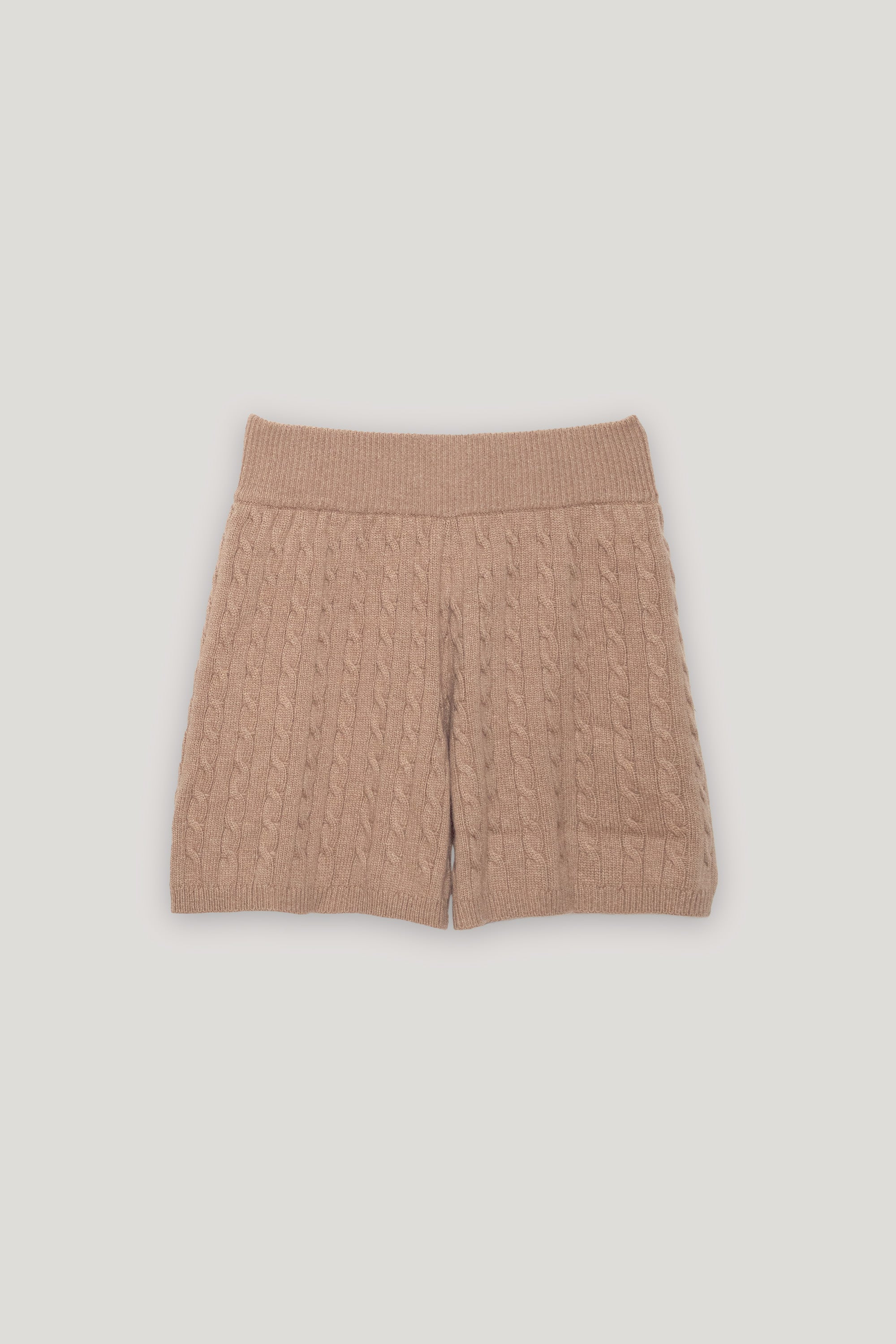 Sherona Knit Shorts - Taupe