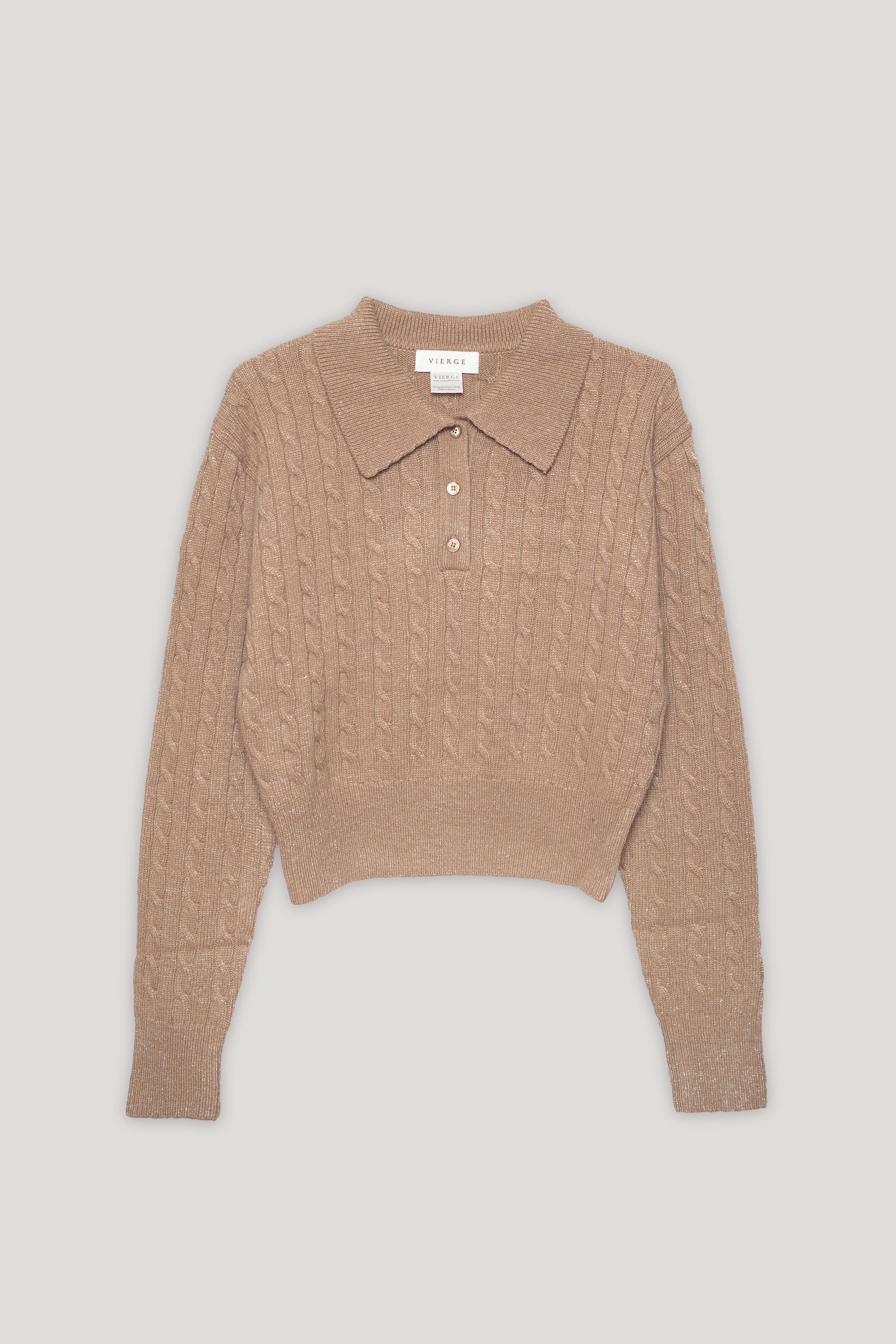 Sherona Knit Top - Taupe