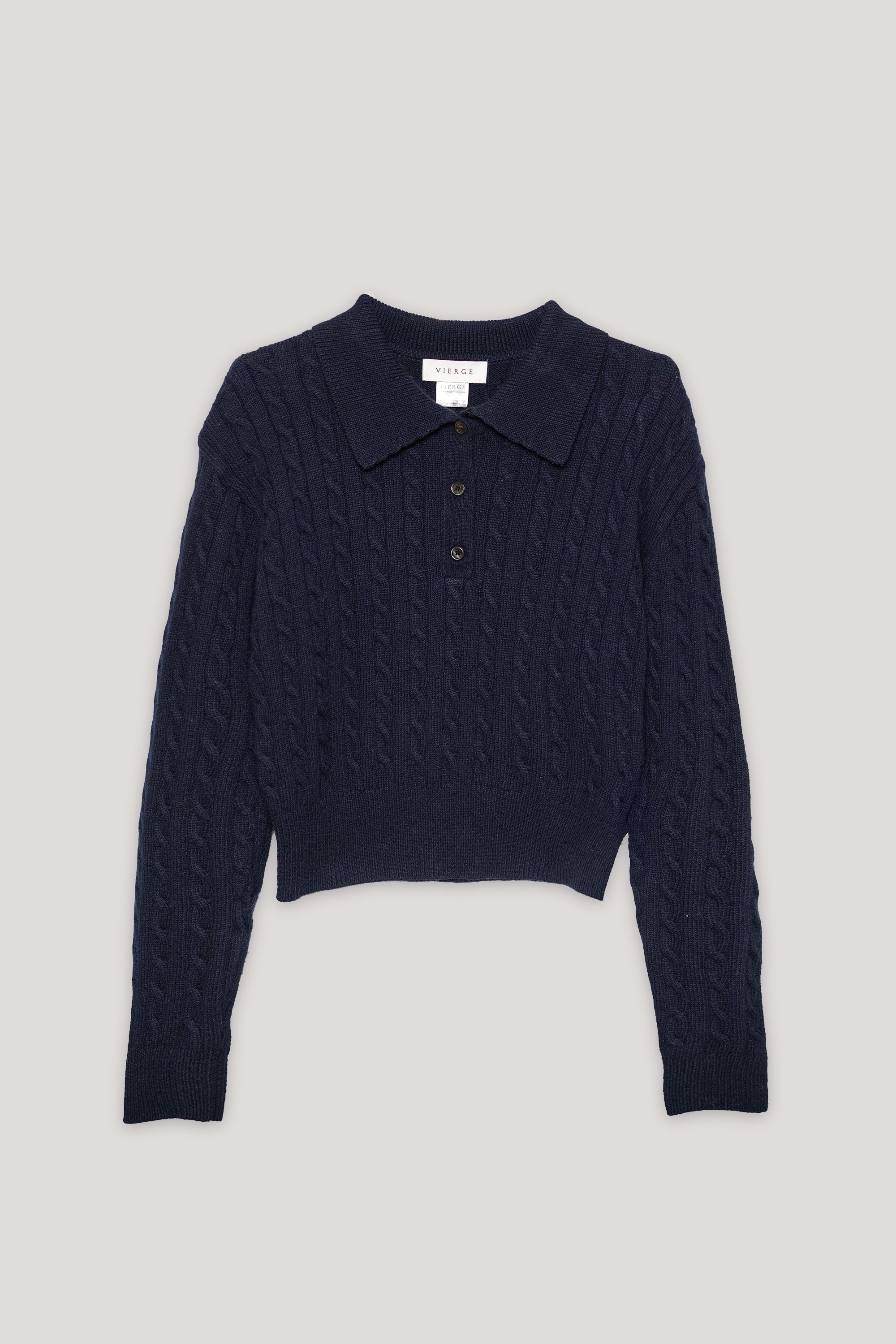 Sherona Knit Top - Navy Blue